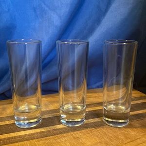 Set of 3 double shot glasses